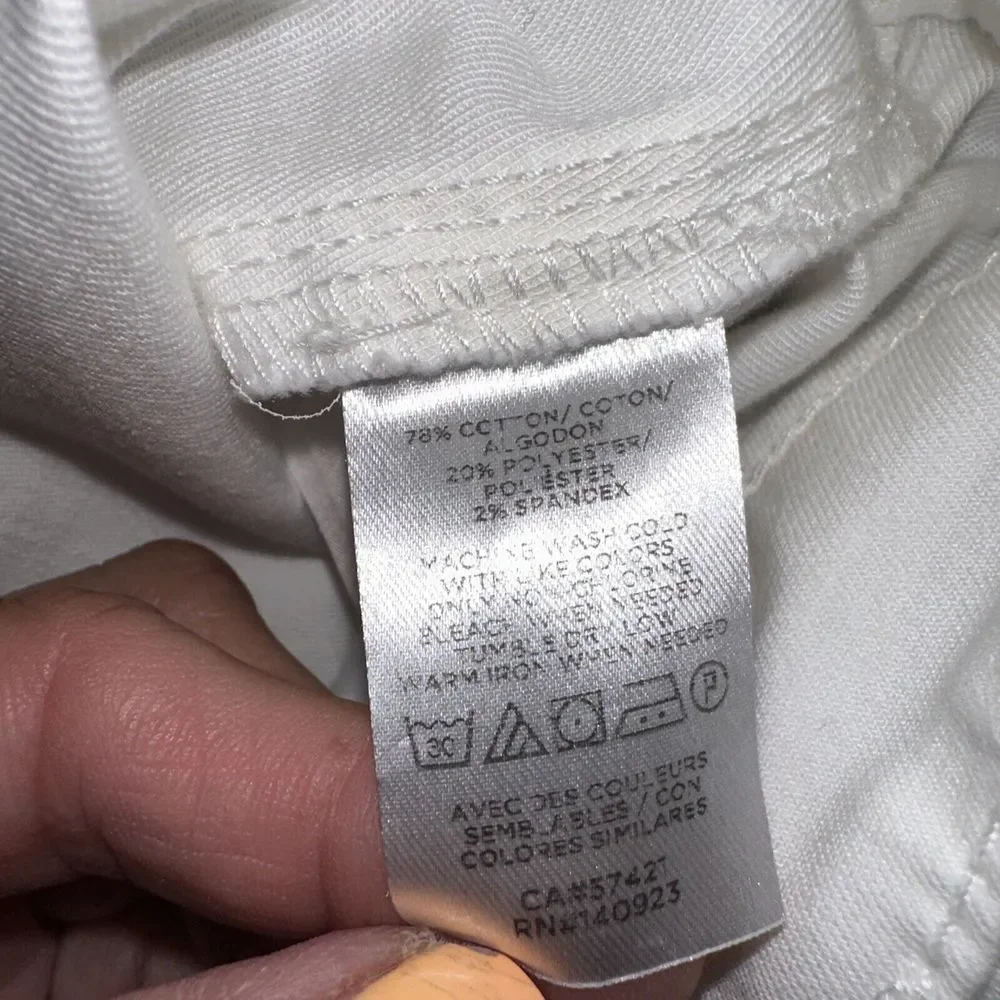 Loft Women's Size 12‎ Cargo Shorts Cut Off Mid Rise 4